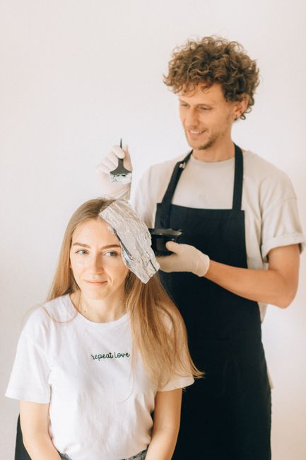 hair coloring,service,hair salon,stylist,client interaction