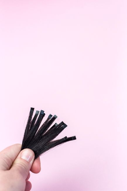 hair,extensions,beauty,pink,hand